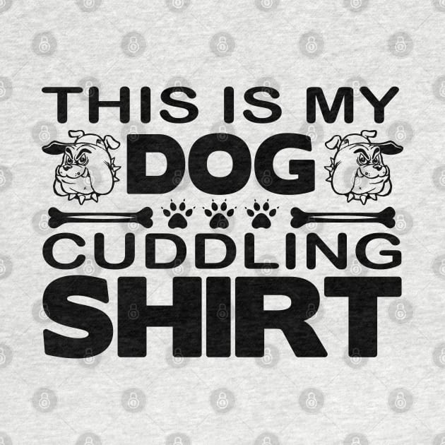 This is my dog cuddling shirt by mohamadbaradai